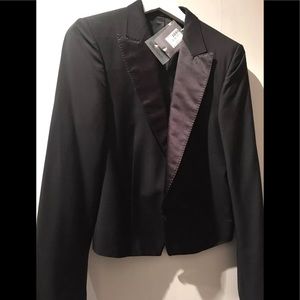 Alexander McQueen Runway Cropped Tuxedo Jacket
